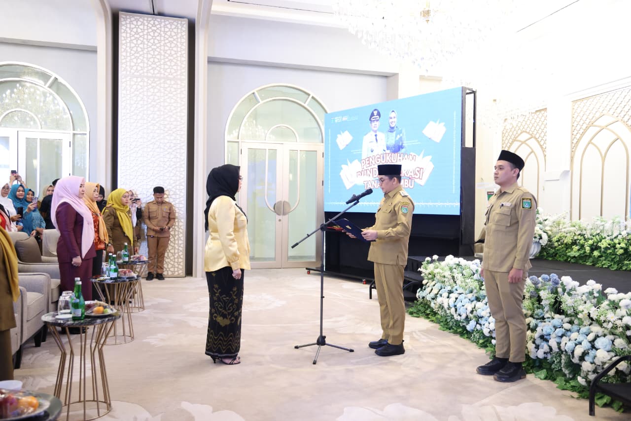 Pengukuhan Bunda Literasi Tanah Bumbu Tahun 2025-2030
