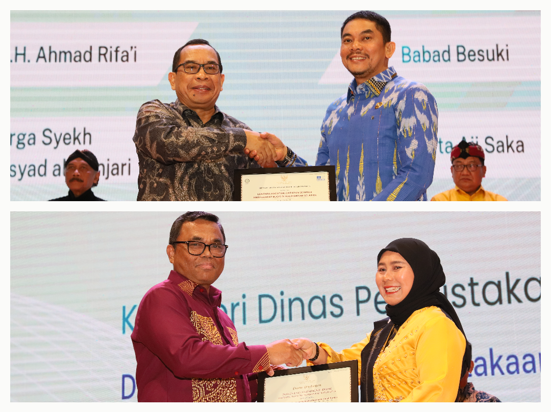 Tanah Bumbu Meraih Penghargaan Pengelolaan Naskah Kuno Terbaik Kategori Dinas Perpustakaan Kabupaten/Kota Tahun 2026